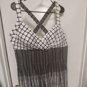 Madison Leigh abstract sundress, lined